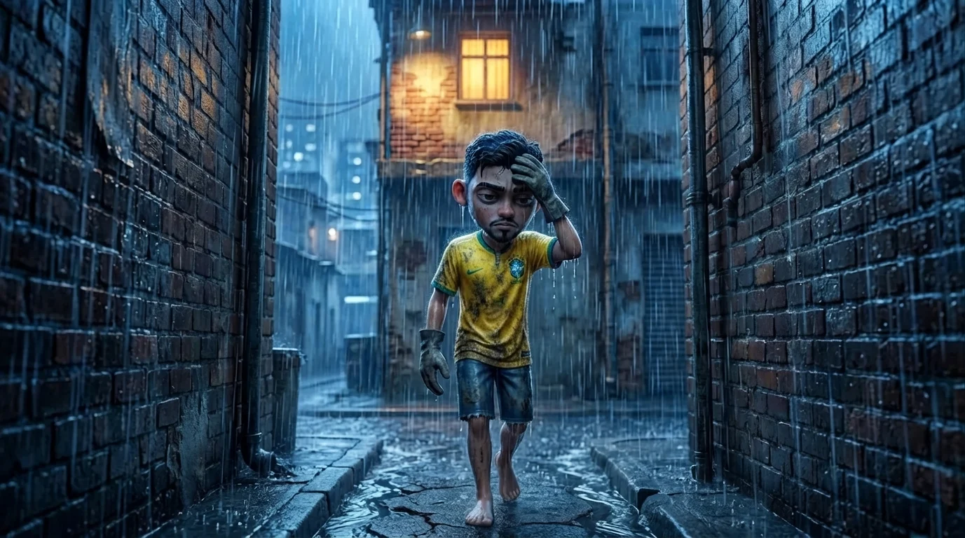 O BZ antes: na chuva, num beco