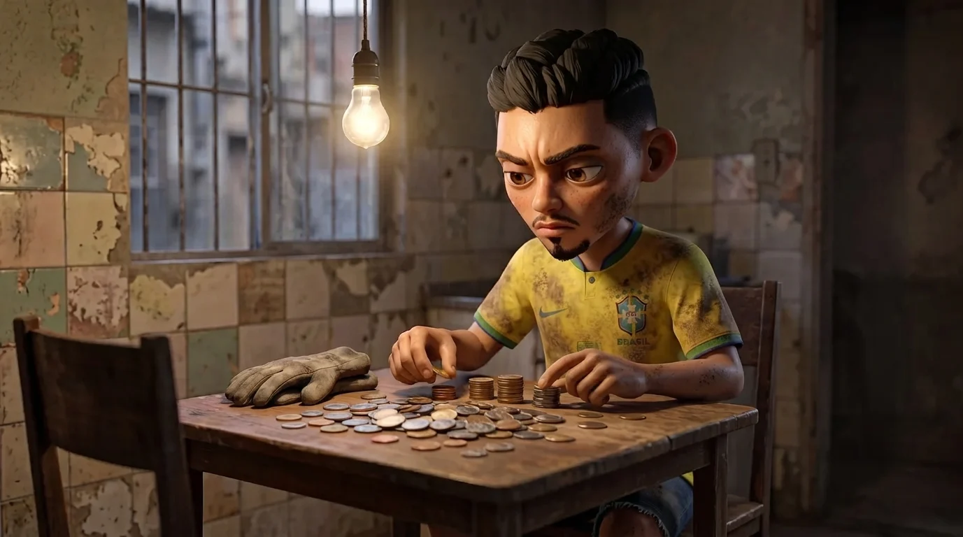 O BZ antes: contando moeda na mesa