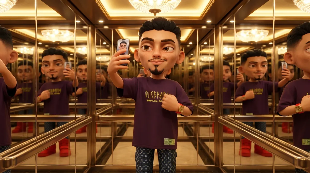 O BZ depois: no elevador dourado